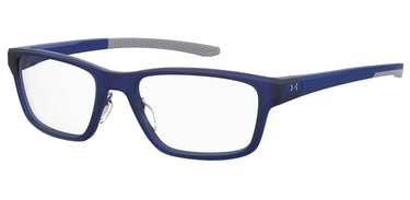 Designer Men Under Armour Eyeglasses: UA 5000 / G - Matte Blue- SpecSMART Eye Clinic (Diagonal View)